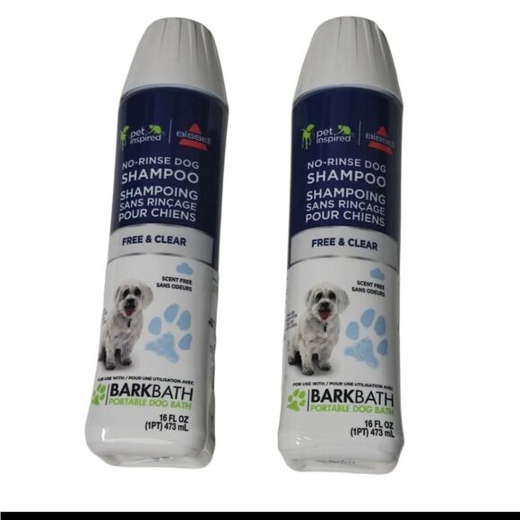 Bottles of no rinse dog shampoo - Picture 1 of 1